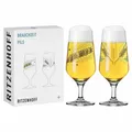 Produktbild: Ritzenhoff Brauchzeit Bierglas 2er Set Gerste Kristallglas spühlmaschinenfest