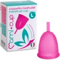Produktbild: Menstruationstasse MamiCup® Weiches, flexibles, wiederverwendbares medizinisches Silikon (Rose, L)