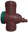 Produktbild: YourCasa Regensammler [Downpipe] Überlaufstop, Absperrhahn & Metallfilter - Verbinde Fallrohr 68-100mm DN100 und Regentonne Fallrohr Regensammler Regenwassersammler Regenrinnen Ablauf (Braun)