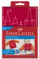 Produktbild: FABER-CASTELL unisex Kinder Malschürze rot/orange 201204