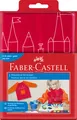Produktbild: FABER-CASTELL 2012 Kinder Malschürze Malkittel Bastelschürze 6-10 Jahre - rot