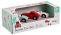 Produktbild: Classic World Holz Spielzeug Sportwagen Set - 3 Stück -Holz