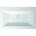 Produktbild: Betteloft Einbauwaschtisch ohne Hahnloch, A230 800 x 495 mm, A230-000, Farbe: Weiß