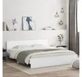Produktbild: furnicato Bettgestell mit Kopfteil Weiß 160x200 cm