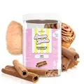 Produktbild: Belissia Aromazucker | 250g Zuckerwatte Zucker mit Zimt Geschmack | Intensiver Aromazucker für jede Zuckerwattemaschine | Geeignet für Dessert, Popcorn, Kratzeis, Slush, Cocktails uvm.