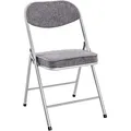 Produktbild: Klappsessel, Grau, Alu, Metall, Textil, Rundrohr, 47x79x53 cm, Esszimmer, Stühle, Klappstühle