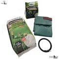 Produktbild: TerraUno Rasendünger Set 10kg Rasensamen 3in1 Zubehör Gartenpflege