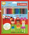 Produktbild: Buntstift - STABILO color - 24er Pack - mit 24 verschiedenen Farben inkl. 4 Neon