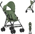 Produktbild: Lorelli Kinderwagen Buggy Vaya verstellbares Sonnendach, klappbar, Fußstütze tannengrün