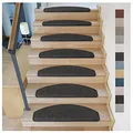 Produktbild: Kettelservice-Metzker Stufenmatten Göteborg Halbrund I in verschiedenen Setvarianten I 65x24x4cm I Anthrazit 20 Stück