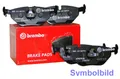 Produktbild: BREMBO Bremsbeläge Vorne für HONDA CIVIC VIII CR-Z INSIGHT JAZZ III IV