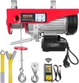 Produktbild: VEVOR elektrische Seilwinde 200kg bis 400kg Hubhöhe 12m Seilzug Motorwinde 850W Kupfermotor Flaschenzug 10m/min Hubgeschwindigkeit Hebezug mit kabelloser Fernbedienung Seilhebezug Kettenzug