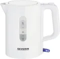 Produktbild: Severin Reise-Wasserkocher 0,5L 1100W BPA-frei 115/230V weiß WK3462