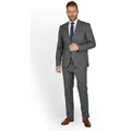 Produktbild: SteffenKlein Anzug REGULAR FIT (2-tlg) aus elastischem Stoff grau 52