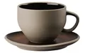 Produktbild: Rosenthal Tasse Junto Bronze Kombitasse mit Untertasse, Steinzeug