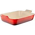 Produktbild: Le Creuset Auflaufform Tradition 24 x 32 cm Kirschrot