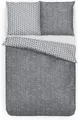 Produktbild: Träumschön Bettwäsche Träumschön Wende Bettwäsche gestreift, Fein Biber Bettwäsche Punkte, Bettwäsche Grau, Wendebettwäsche aus 100% Baumwolle