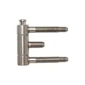 Produktbild: Stahlzargenband 3-tlg. f. gefälzte Holztüren, Band 18 x 61 mm, Stahl vernickelt