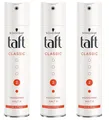 Produktbild: 3x Schwarzkopf Taft Haarspray Classic Haltegrad 2, Halt und Schutz 250ml NEU