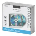 Produktbild: VIVANCO CD/DVD Double Jewel Case, 5er Pack (31702) #26051723