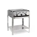 Produktbild: Gasbräter stationär Gasgrill 3-flammig 11kW Edelstahl-Brenner Grill BBQ Neu P3ST