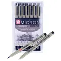 Produktbild: SAKURA Fineliner PIGMA MICRON, 6+1 Etui, schwarz