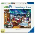 Produktbild: Ravensburger Puzzle Erwachsenenpuzzle 500 Large Pieces - Nordlichter, 500 Puzzleteile
