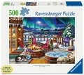 Produktbild: Ravensburger Puzzle Erwachsenenpuzzle 500 Large Pieces - Nordlichter, 500 Puzzleteile