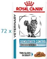 Produktbild: 72 x 85 g Royal Canin Sensitivity Control (€ 18,05/kg) mit Huhn und Reis Katze
