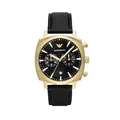 Produktbild: Emporio Armani Herren Analog Quarz Uhr mit Leder Armband AR11690