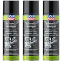 Produktbild: Liqui Moly Schnellreiniger Bremsenreiniger 3x 500ml Spray beseitigt Öl Fett uvm
