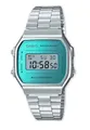Produktbild: Casio Collection der Klassiker | Digitaluhr silberfarben A168WEM-2EF