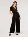 Produktbild: Apricot Jumpsuit Culotte-Overall (2-tlg., Stoffgürtel) in Wickeloptik