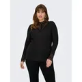 Produktbild: ONLY CARMAKOMA Langarmshirt CARTILDE GLITTER L/S HIGHNECK TOP NOOS schwarz XL (54)
