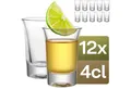 Produktbild: Praknu Schnapsglas 12 Schnapsgläser aus Glas 4cl - Spülmaschinenfest - Standfest dank, 12-tlg., Glas, Spülmaschinenfest - Standfest dank dickem Boden - Pinneken, Pinnchen