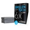 Produktbild: INSTADRIVE XXL 6 Brillentücher 30x30cm – Brillenputztücher aus Microfaser für die professionelle Brillenreinigung (Brillentücher)