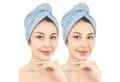 Produktbild: HAMMETEX Turban-Handtuch 2er Set Haarturban Damen, 100% Baumwolle, Flauschig & Schnelltrocknend, Frottier (Set, 2-St), Uni-Farben, weich