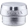 Produktbild: HALDER SIMPLEX Ersatzeinsatz Weichmetall 80mm Schlageinsatz Schonhammer Metall