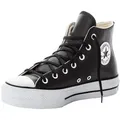 Produktbild: Converse CHUCK TAYLOR ALL STAR LEATHER PLATFORM Sneaker schwarz 40 EU