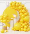 Produktbild: Gelbe Luftballons Girlande 100 Stück Gelbe Matte Ballons Girlande Set Gelb Gl...