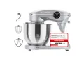 Produktbild: KLAMER Küchenmaschine 1800W, 6L Edelstahl-Schüssel, Knetmaschine mit 10 Geschwindigkeiten & Timer, silber, 1800 W, 6 l Schüssel, Spritzschutz, 3 Werkzeuge, Saugfüße, digitales Display, Timer