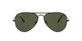 Produktbild: Ray-Ban Unisex Aviator Metal Ii Sonnenbrille, Black, 62