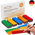 Produktbild: ECENCE 75 Magnetstreifen beschreibbar - 75x25mm bunt - zuschneidbare
