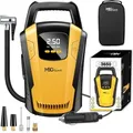 Produktbild: MBG Line 3650 Auto-Luftkompressor 12 V-Kompressor mit LED-LCD-Anzeige Automatische Abschaltung Schnelles Pumpen 35 l/min Integrierte Taschenlampe S...