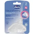 Produktbild: Chicco NaturalFeeling Sauger Medium Flow 2M+ Silikon