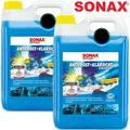 Produktbild: 2x SONAX AntiFrost+KlarSicht Konzentrat Scheibenfrostschutz Scheibenreiniger 5L