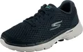 Produktbild: Skechers Damen Go Walk 6 Iconic Vision Sneaker, Navy Textile Turquoise Trim, 43 EU