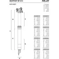 Produktbild: XLC Sattelstütze Suspension Dropper SP-S14, Ø31,6mm/362mm, Hub 100mm
