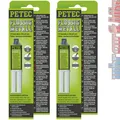 Produktbild: Petec Flüssigmetall 2x 44g 2-Komponenten Epoxidharz-Metall Kleber Spachtel