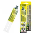 Produktbild: Metallkleber Flüssigmetall Epoxidharz Doppelspritze 2K Metallspachtel Petec 25ml